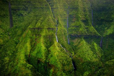 Mount Waialeale in Kauai clipart