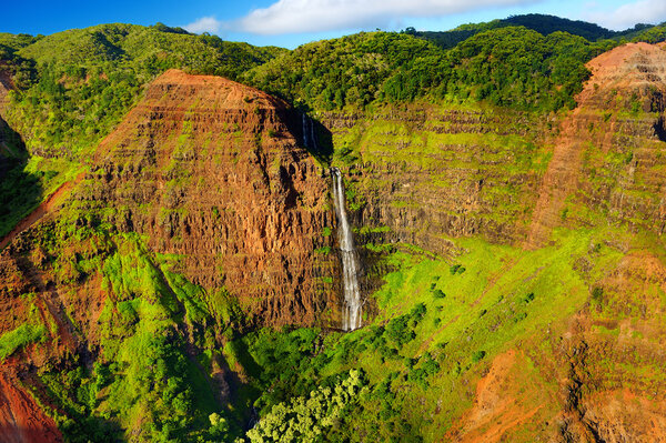 view into Waimea Canyon