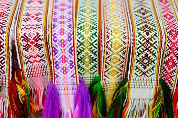 Details voor een traditionele Litouwse weven — Stockfoto