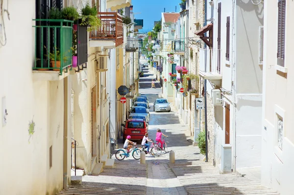 Typical medieval narrow street — Stock Photo, Image