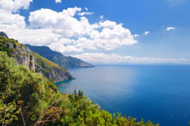 Amalfi Coast panoramik görünüm 