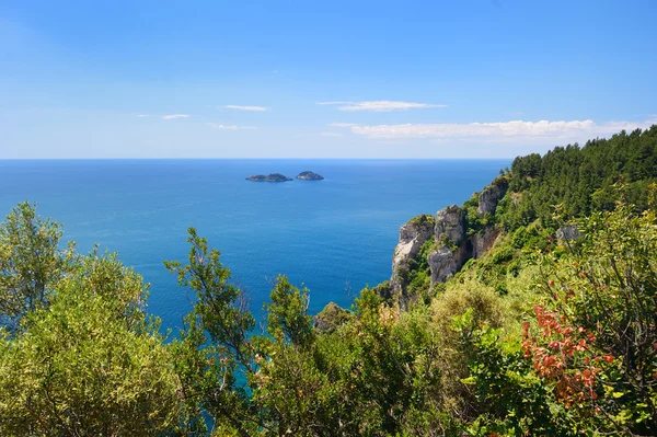 Panoramablick auf die Amalfiküste — Stockfoto