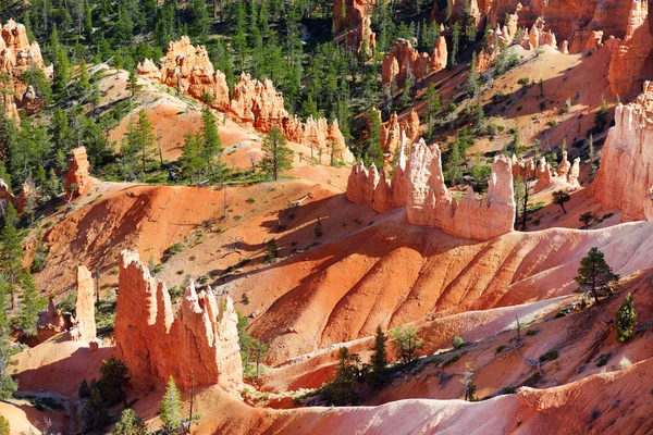 Vörös homokkő hoodoos-Bryce Canyon — Stock Fotó