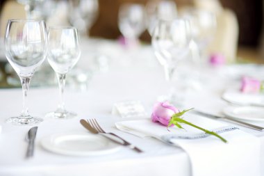 Güzel masa için Festival olay ayarla