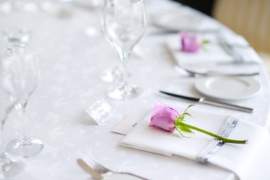 Güzel masa için Festival olay ayarla