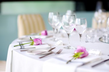 Güzel masa için Festival olay ayarla