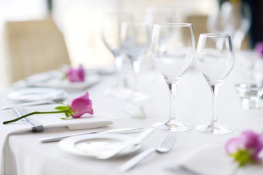 Güzel masa için Festival olay ayarla