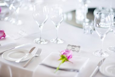 Güzel masa için Festival olay ayarla