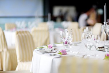 Güzel masa için Festival olay ayarla