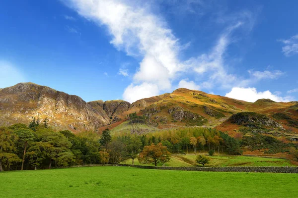 Die Malerische Landschaft Des Lake District Berühmt Für Seine Gletscherbandseen — Stockfoto