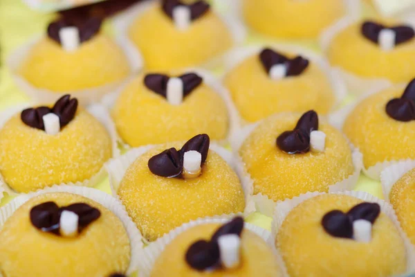 Gâteaux Sucrés Polenta Bergame Italie Lombardie Des Bonbons Traditionnels Bergamasques — Photo