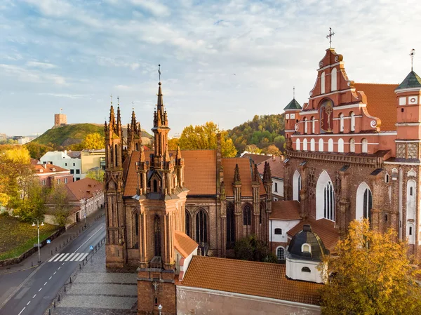 Veduta Aerea Della Chiesa Sant Anna Della Vicina Chiesa Bernardina — Foto Stock