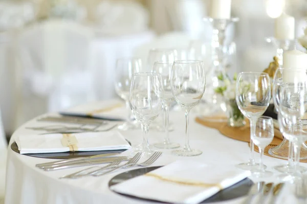 Grupo de mesa de festa de casamento — Fotografia de Stock