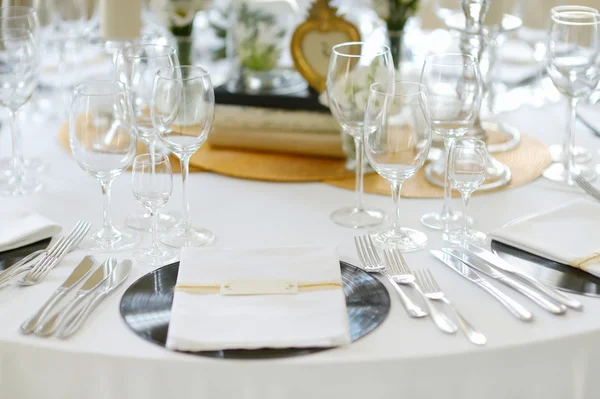 Düğün parti masa seti — Stok fotoğraf