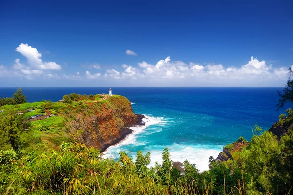 Kilauea lighthouse bay — Stock Photo, Image