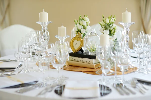 Mesa para fiesta de boda — Foto de Stock