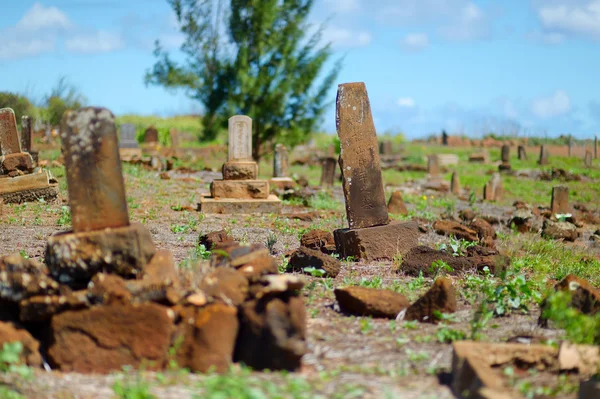 Old chinese grave headstones — Stock Photo, Image