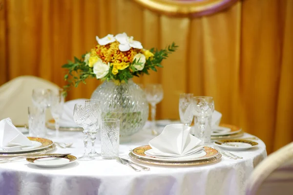 Conjunto de mesa boda —  Fotos de Stock