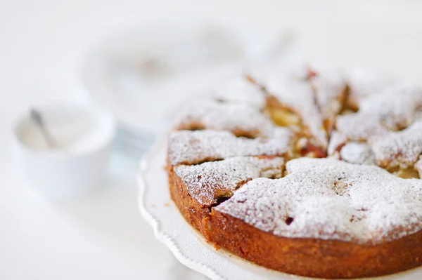 Tarte aux pommes maison — Photo