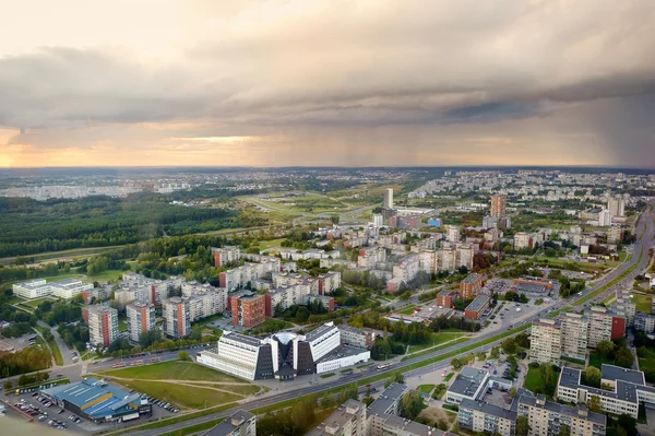 Vilnius havadan görünümü — Stok fotoğraf