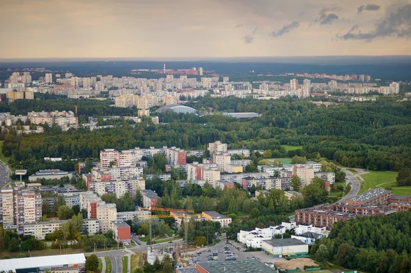 Vilnius havadan görünümü — Stok fotoğraf