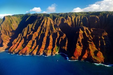 Na Pali sahil Hawaii