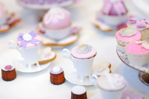 Cupcakes voor bruiloft — Stockfoto