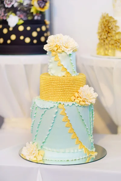 Delicioso bolo de casamento — Fotografia de Stock