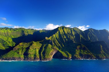 Na Pali sahil, Kauai görünümünü