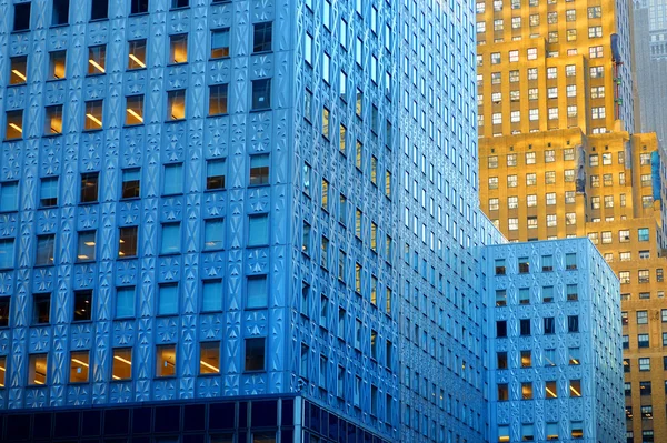 Detalle de edificios de oficinas en Nueva York — Foto de Stock