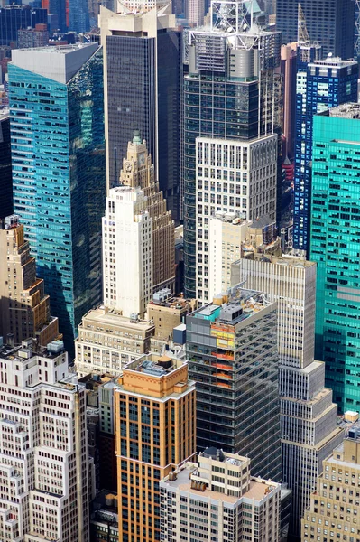 Nova Iorque Vista aérea de Manhattan — Fotografia de Stock