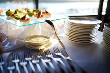 çeşitli parmak gıda aperatifler
