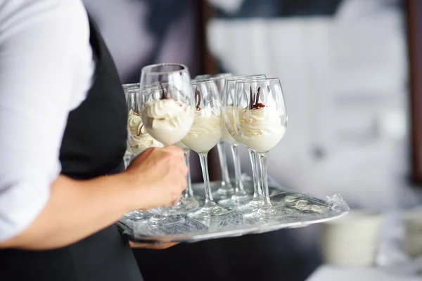 Sobremesa tradicional de queijo creme italiano — Fotografia de Stock