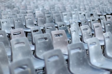 Satır taşınabilir plastik sandalye 