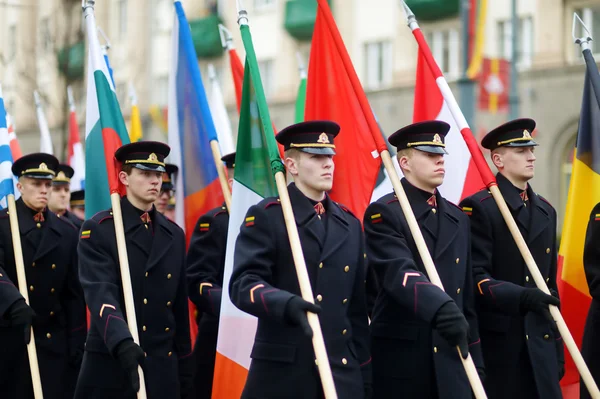 Desfile festivo como Lituânia — Fotografia de Stock
