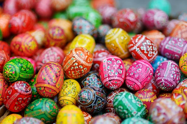 Coloridos huevos de Pascua en Vilna — Foto de Stock