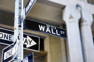 Manhattan Wall street işareti
