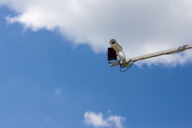 gökyüzü arka plan güvenlik kamerası
