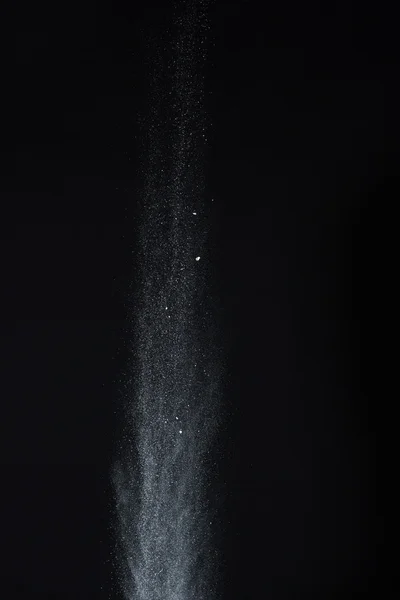 Freeze motion of white dust explosion — Stock Photo, Image