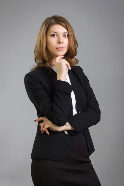 Belo retrato de mulher de negócios — Fotografia de Stock