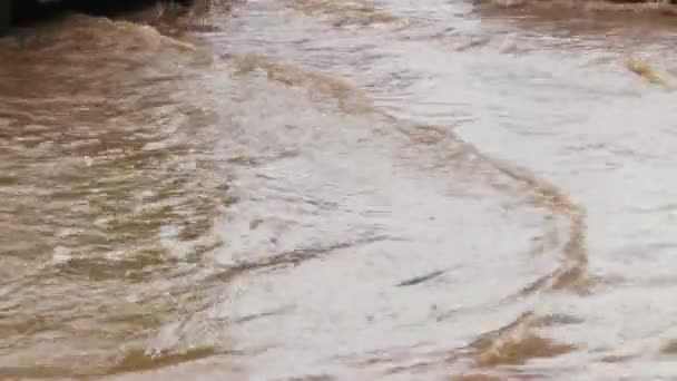 Inundaciones en las calles de Phuket . — Vídeos de Stock