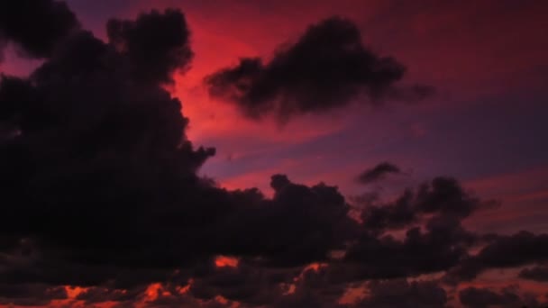 Coucher de soleil tropical panoramique 