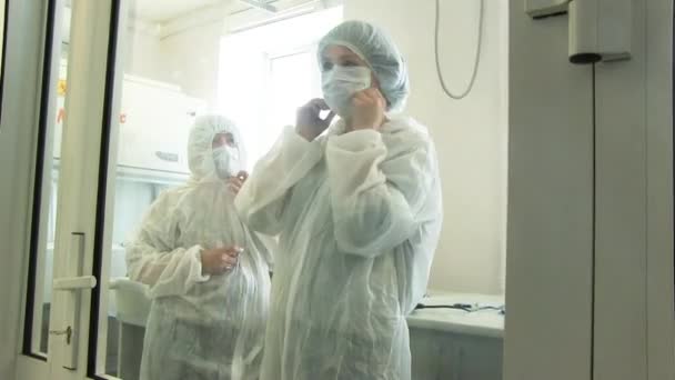 Novosibirsk Russia May 2021 Biological Center Modern Scientific Laboratory — Vídeo de Stock