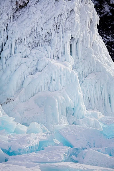 Roca y hielo — Foto de Stock