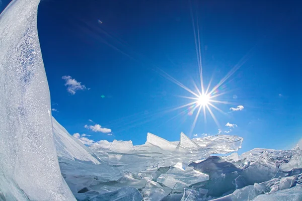 Hielo de Baikal — Foto de Stock