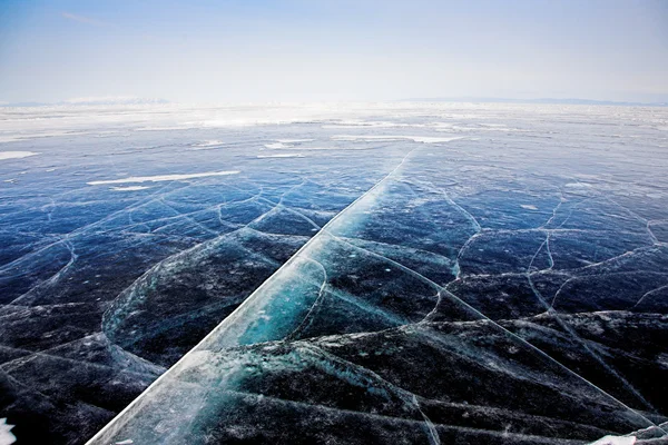 Texture de glace sur Baikal Image En Vente