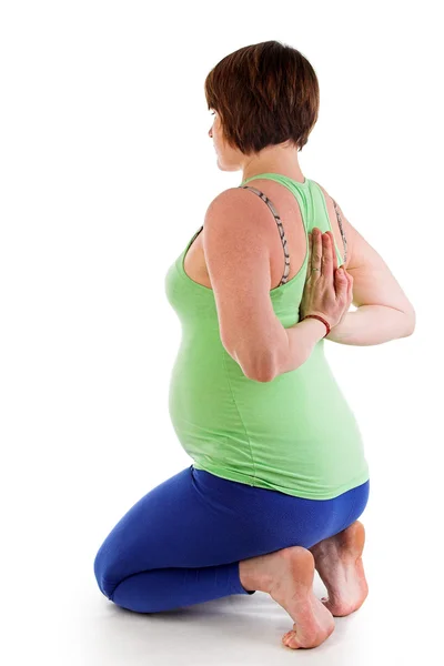 Yoga para mujeres embarazadas — Foto de Stock