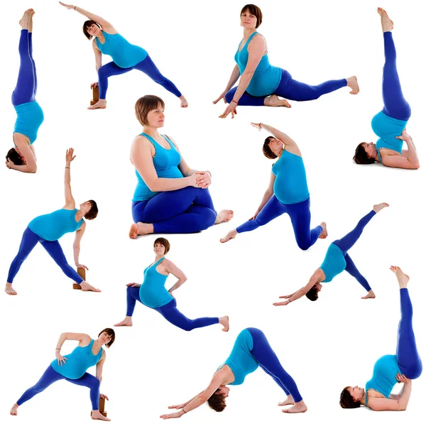 Yoga für Schwangere — Stockfoto