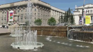 Yaz günü. Çeşme merkezinde.