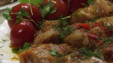 Otantik ev yapımı lahana rulo